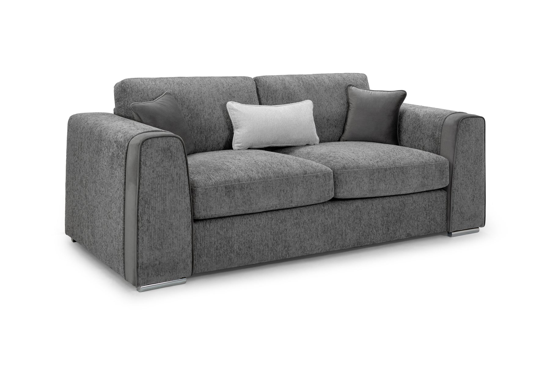 Naples Sofa 3+2+1 Set in Grey