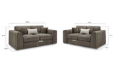 Naples Sofa 3+2 Set In Mocha