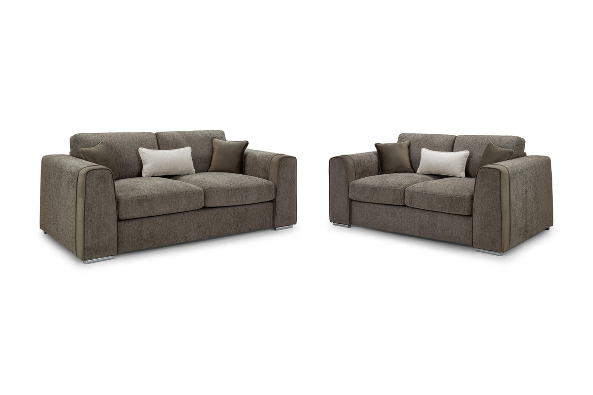 Naples Sofa 3+2 Set In Mocha