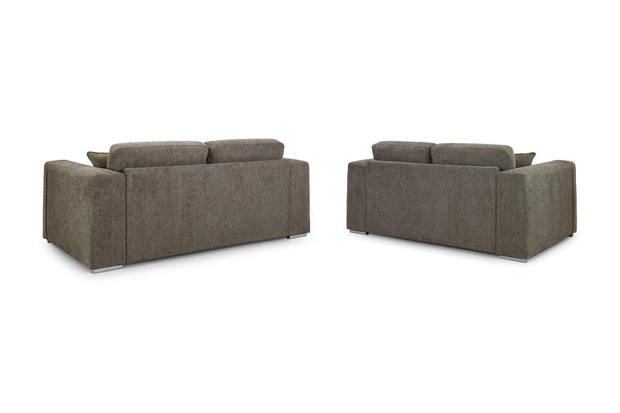Lavenham Mocha Chenille 3+2 Seater Sofa Set - image 3