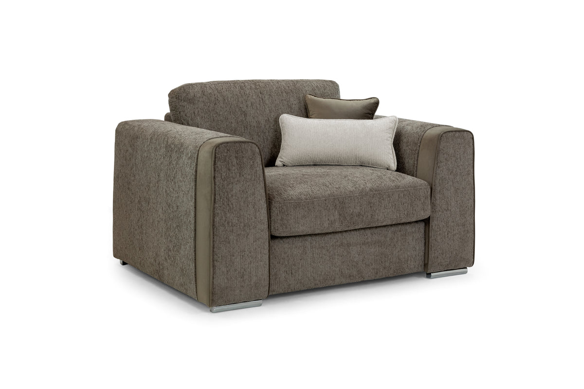 Naples 3+1+1 Sofa Set in Mocha