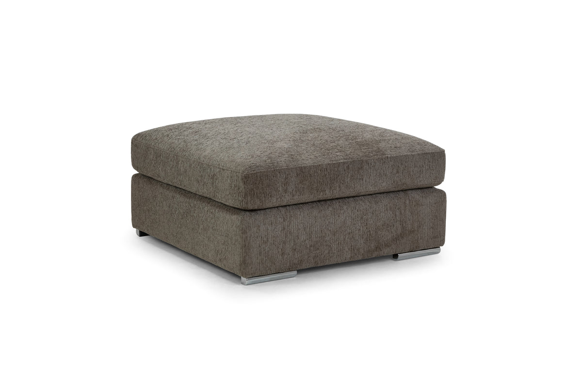 Naples Sofa Footstool in Mocha