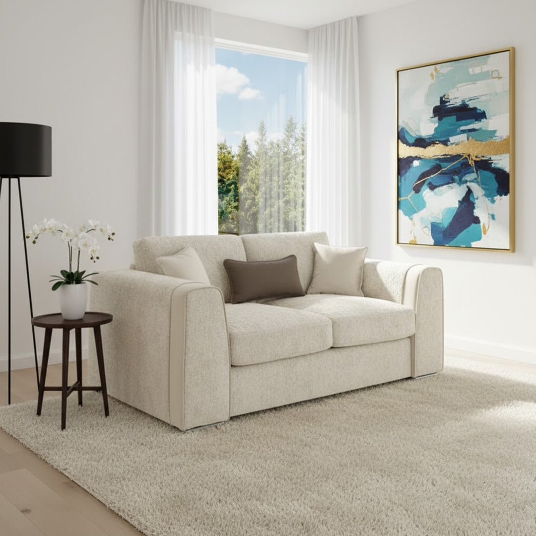 Naples 2 Seater Sofa In Beige