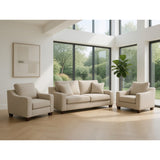 Nebraska 3+1+1  Set Sofa in Stone