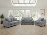 Nebraska 3+2+1 Set Sofa in Slate