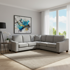 Nebraska Slate Large Corner Sofa