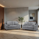 Nebraska Sofa 3+2 Set In Slate