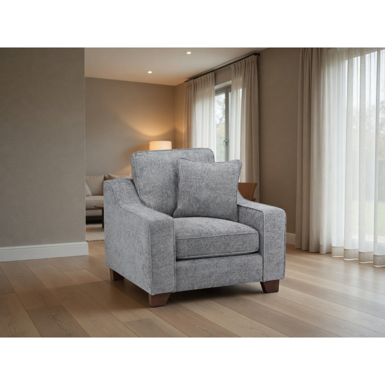 Nebraska Sofa Armchair in Slate