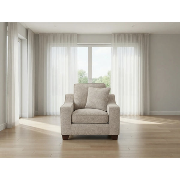 Nebraska Sofa  Armchair in Stone