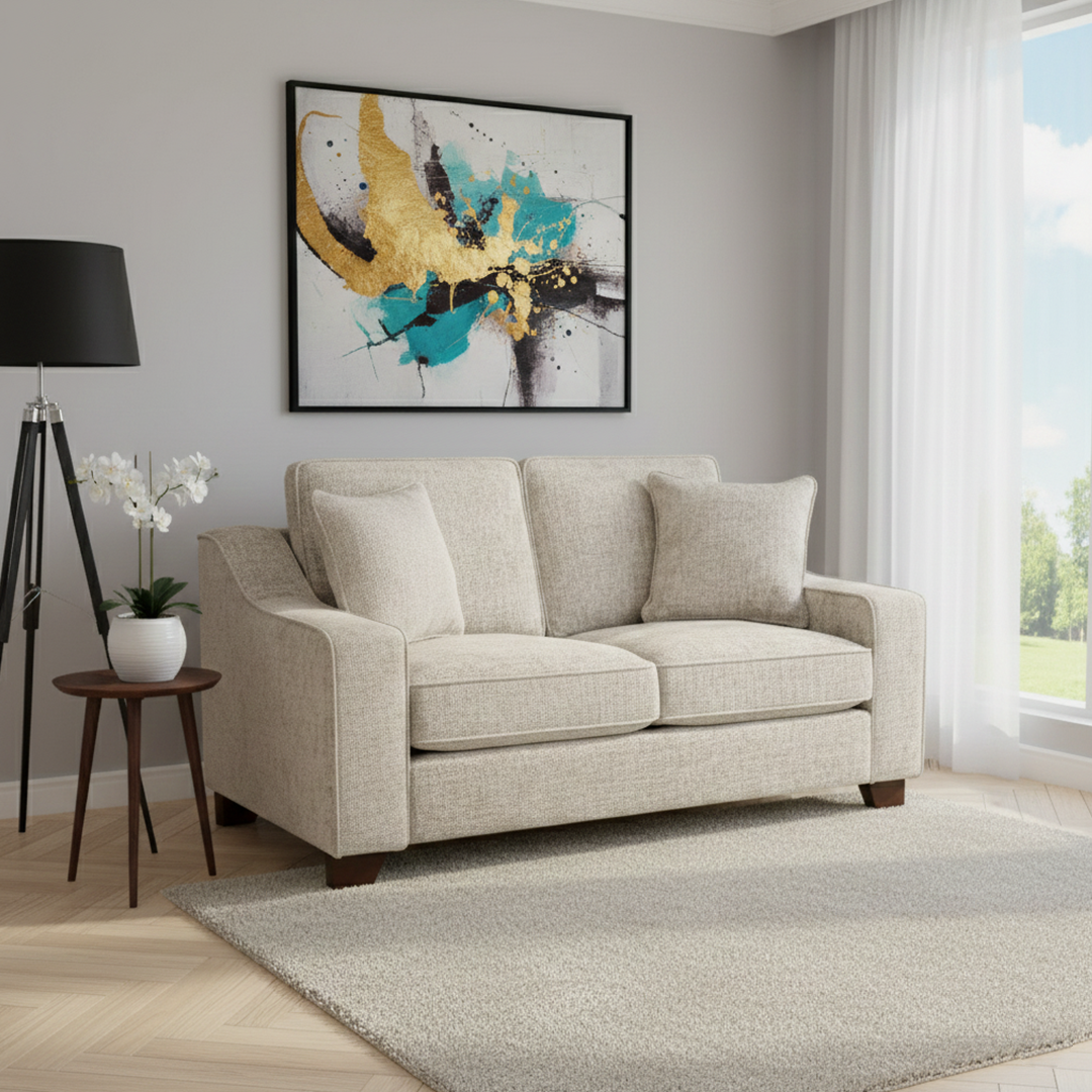 Nebraska 2 Seater Sofa In Stone