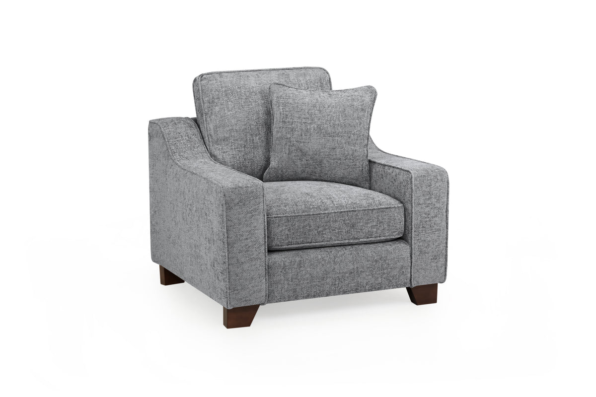Nebraska 3+2+1 Set Sofa in Slate