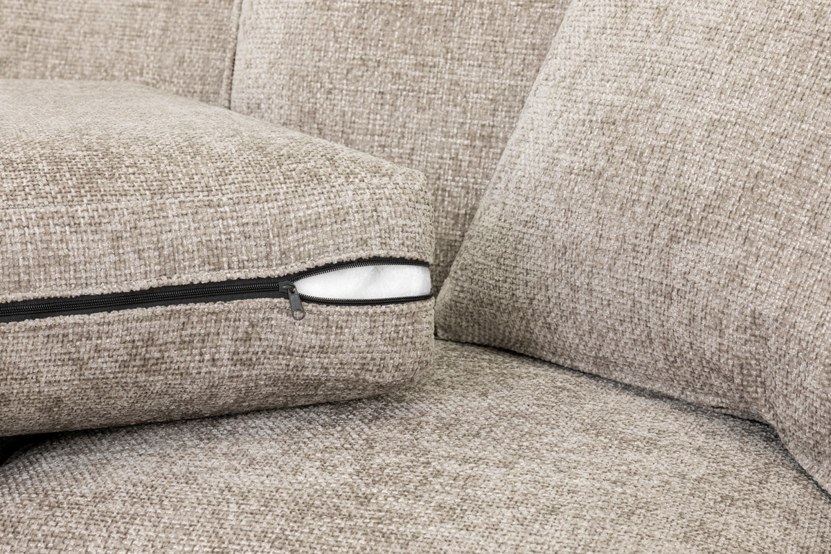 Nebraska 3+2+1 Set Sofa in Stone