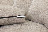 Nebraska 3+2+1 Set Sofa in Stone
