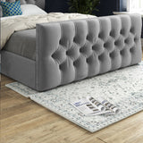 Highland Upholstered Soft Velvet Designer Bed Frame