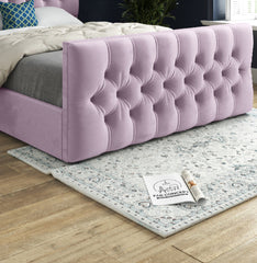 Novara Upholstered Soft Velvet Bed Frame