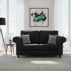 Oakland 2 Seater Sofa - Charcoal