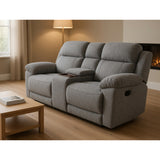 Owen Electric Recliner Sofa 2 Seater in Grey