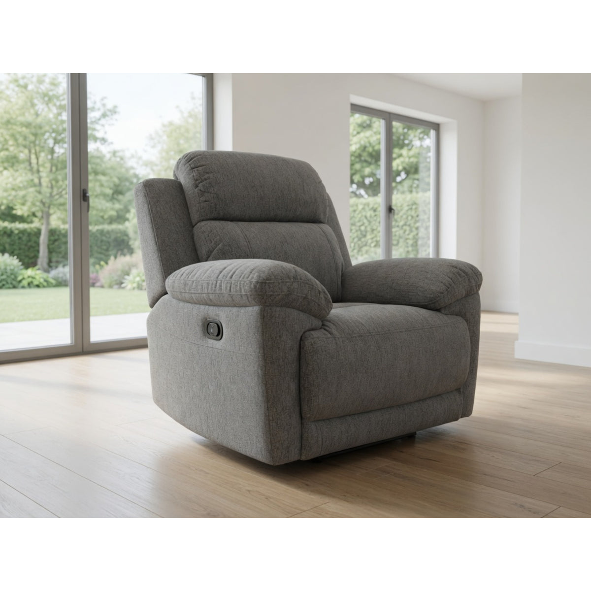 Owen Electric Recliner Sofa Armchair in Grey