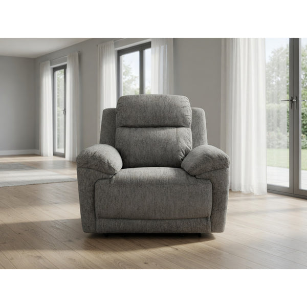 Owen Electric Recliner Sofa Armchair in Grey