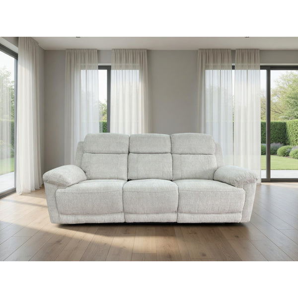 Owen Electric Recliner sofa 3 Seater in Beige