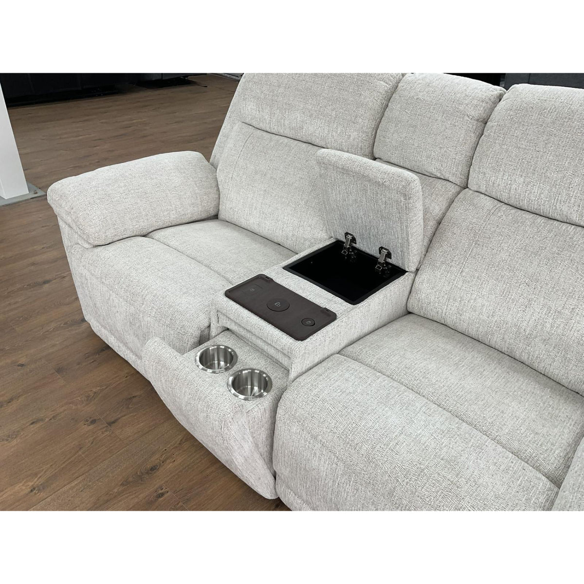 Owen Electric Recliner Sofa 2 Seater in Beige