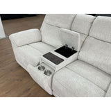 Owen Electric Recliner Sofa 2 Seater in Beige
