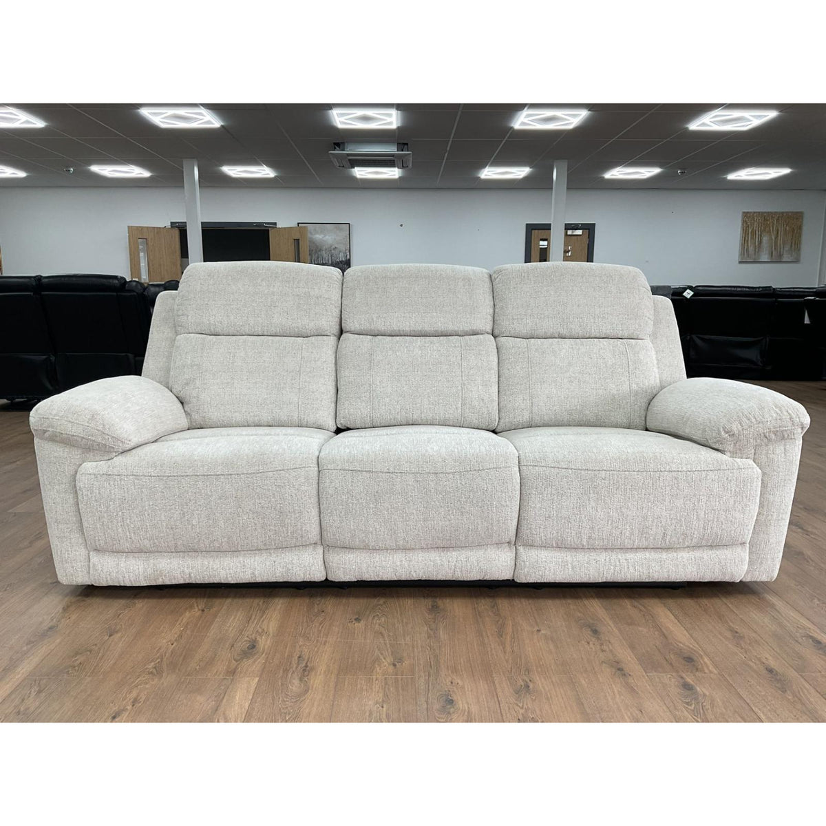 Owen Electric Recliner sofa 3 Seater in Beige