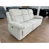 Owen Electric Recliner sofa 3 Seater in Beige