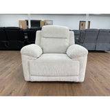 Owen Electrict Recliner Sofa Armchair in Beige
