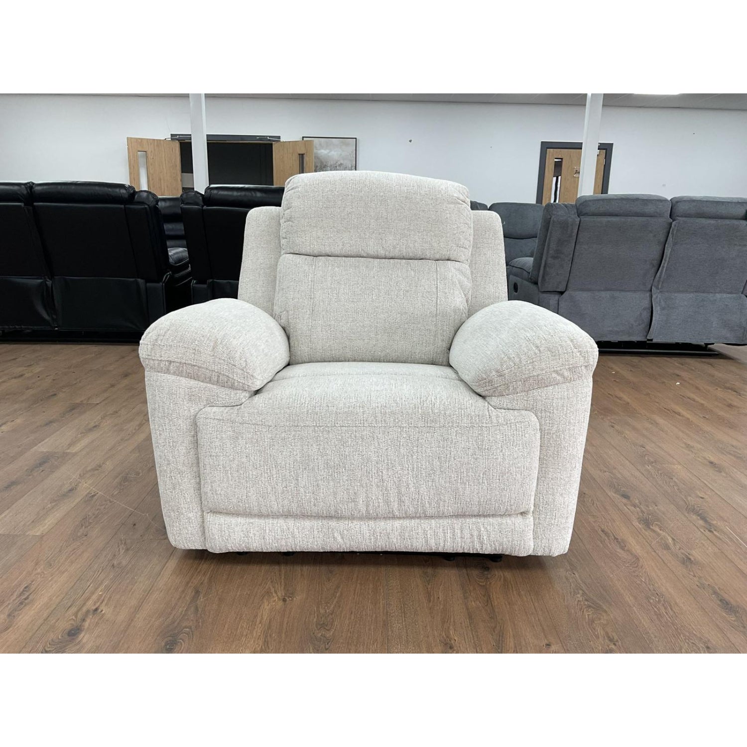 Owen Electrict Recliner Sofa Armchair in Beige