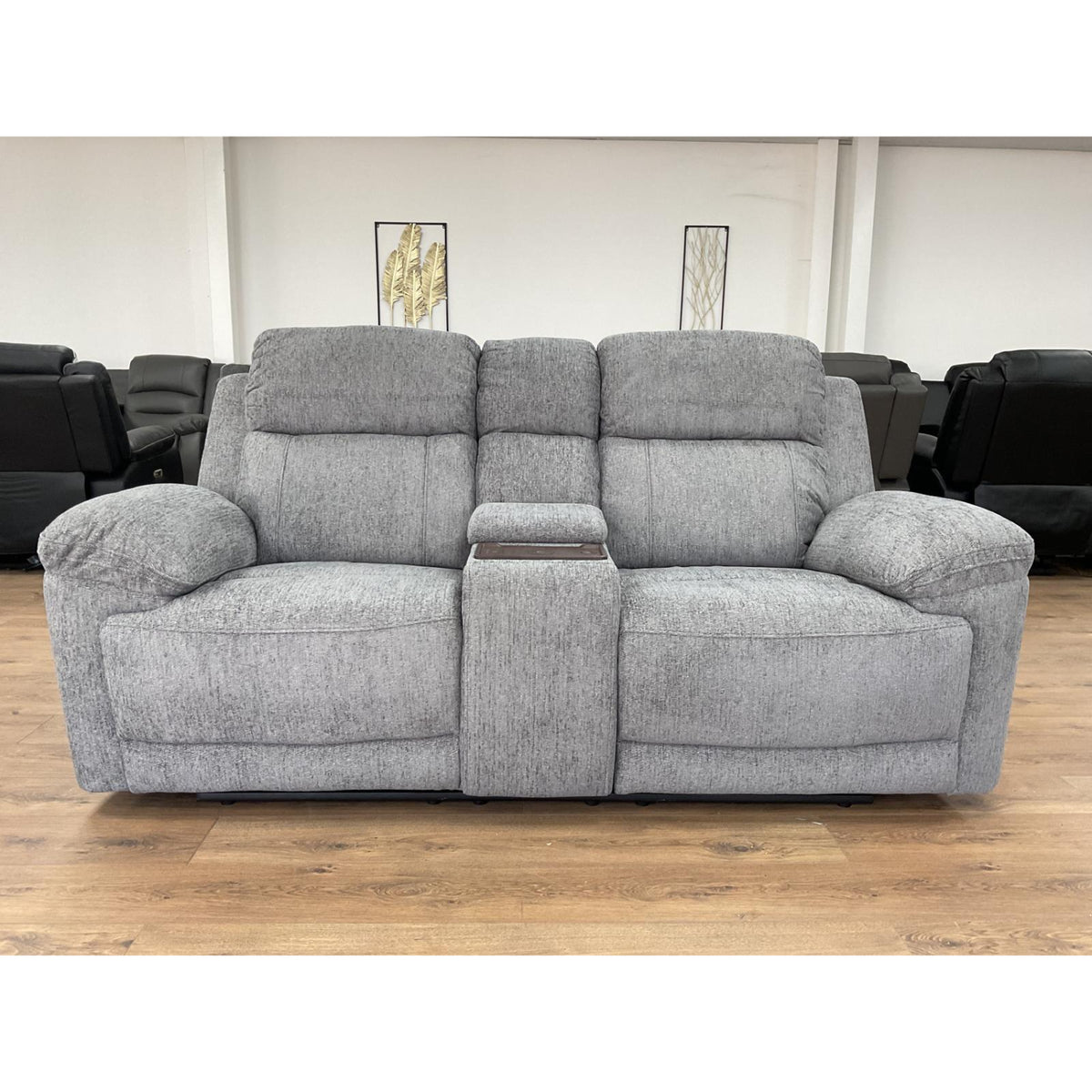 Owen Electric Recliner Sofa 2 Seater in Grey