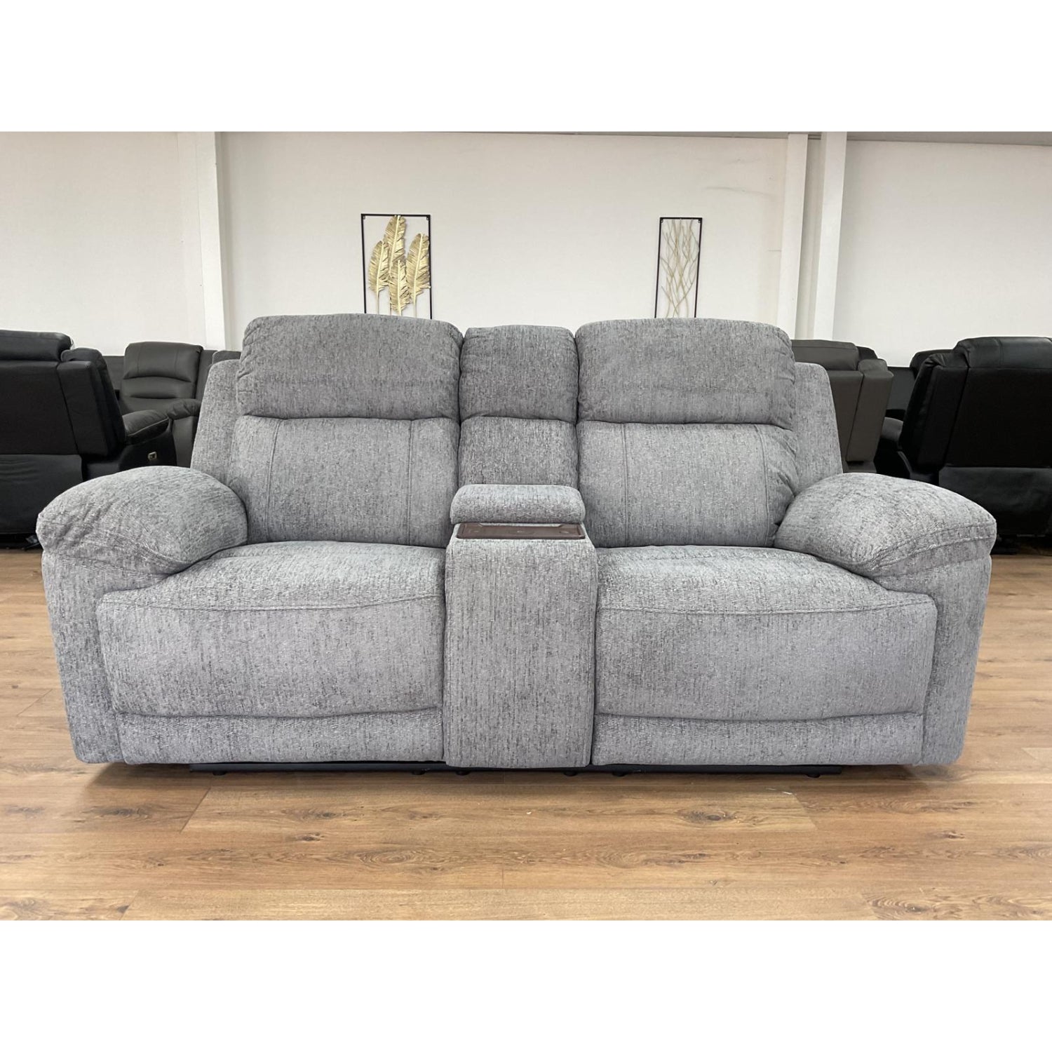 Owen Electric Recliner Sofa 2 Seater in Grey