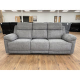 Owen Electric Recliner Sofa 3 Seater in Grey