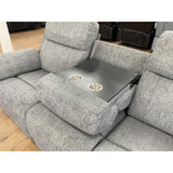 Owen Electric Recliner Sofa 3 Seater in Grey