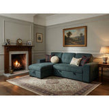 Palermo Universal Corner Sofabed  In Teal