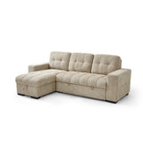 Palermo Universal Corner Sofabed In Beige