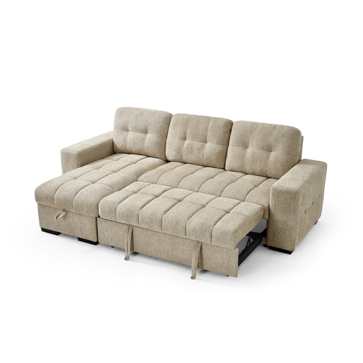 Palermo Universal Corner Sofabed In Beige