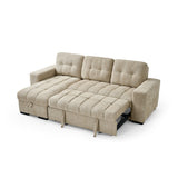 Palermo Universal Corner Sofabed In Beige