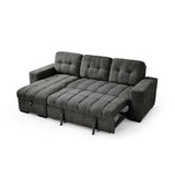 Palermo Universal Corner Sofabed In Grey