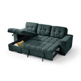 Palermo Universal Corner Sofabed  In Teal