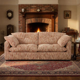 Quetta Sofa 3 Seater In Rust/Beige