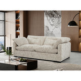 Quetta Sofa  3 Seater In Grey/Silver