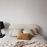 Quincy Boucle Upholstered Bed Frame