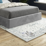 Snuggler Curved Top Winged Upholstered Soft Velvet Designer Bed Frame