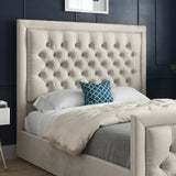 Napster Upholstered Soft Velvet Designer Bed Frame