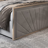 Naptime Upholstered Soft Velvet Metal Designer Bed Frame