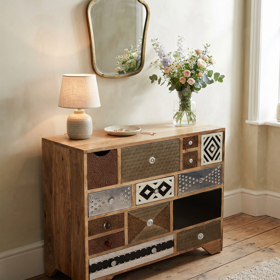 Kalidor Artisan Reclaimed Wood 14 Drawer Chest - image 2