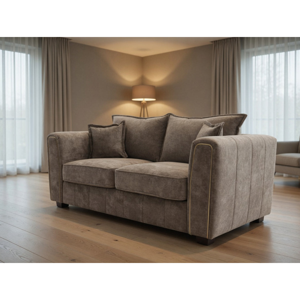 Serena 2 Seater Sofa in Brown