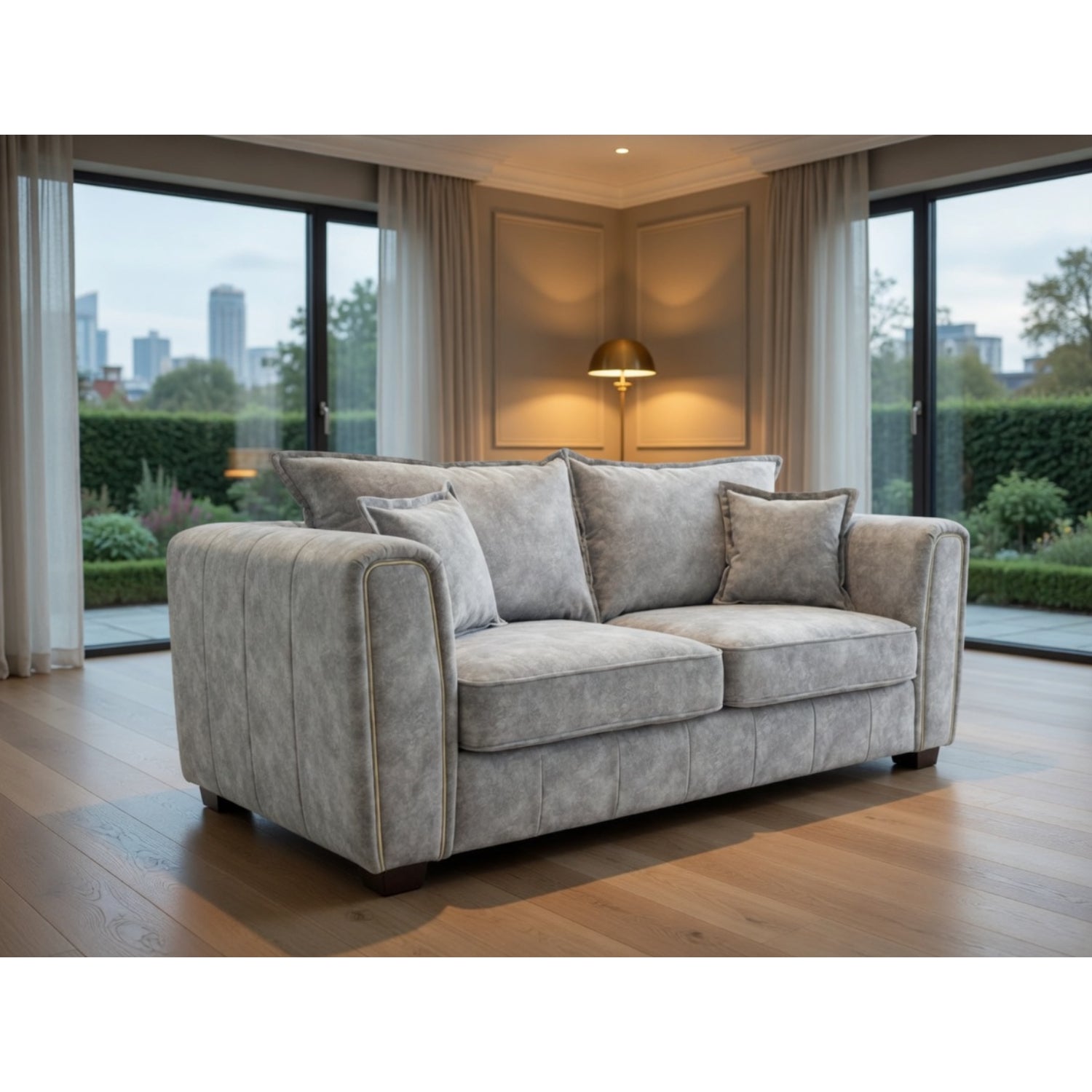 Serena 2 Seater Sofa in Grey