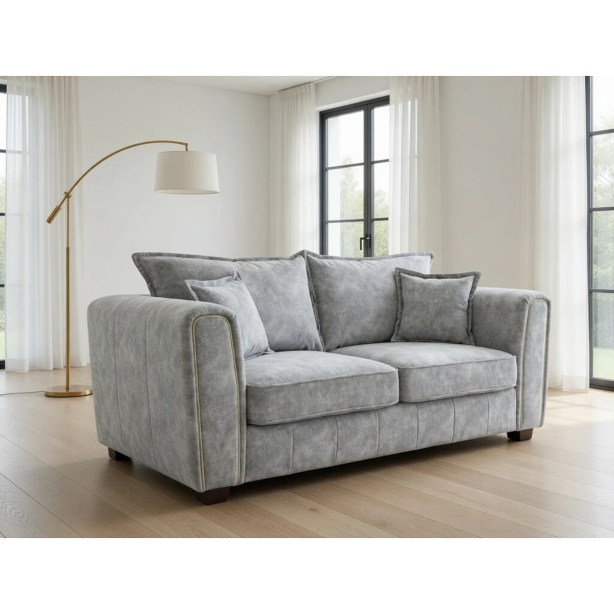 Serena 2 Seater Sofa in Grey